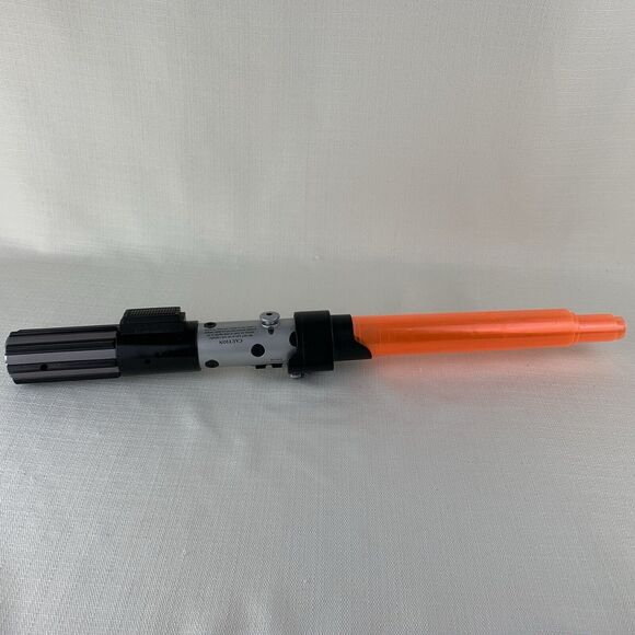 Vintage 1996 LucasFilm Orange Lightsaber with Lights & Sound‎ Star Wars Toy - Picture 6 of 10